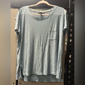 Free Fly Apparel Light Blue Short Sleeve Pocket Tee
